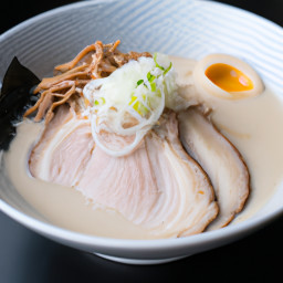 Entrée: Japan – 豚骨ラーメン ▶ Tonkotsu Ramen (Pork Bone Broth Ramen) recipe