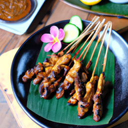 Appetizer: Indonesia – Sate Ayam (Grilled Chicken Skewers) recipe