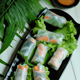 Appetizer: Vietnam – Gỏi Cuốn (Vietnamese Fresh Spring Rolls) recipe