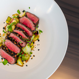 Entrée: United States – Grilled Flank Steak with Asian-Inspired Seasoning recipe