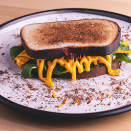 Breakfast: United States – Cheddar Vegetable Breakfast Sandwich recipe