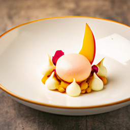 Dessert: United States – Peach Melba (Poached Peaches with Raspberry Sauce) recipe