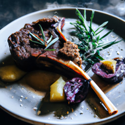 Entrée: Italy – Costolette di Cinghiale (Wild Boar Chops) recipe