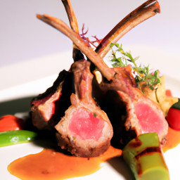 Entrée: France – Carré D'agneau Herbes (Classic Herbed Rack of Lamb) recipe