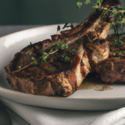 Entrée: Italy – Costine Di Cinghiale Alla Griglia (Grilled Wild Boar Chops with Rosemary Garlic Marinade) recipe