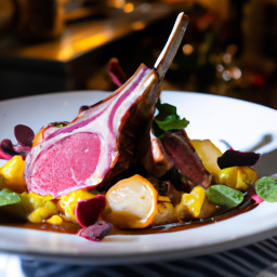 Entrée: Italy – Costine Di Cinghiale Con Riduzione Di Vino Porto (Wild Boar Chop in Port Wine Reduction) recipe