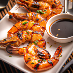 Appetizer: United States – Grilled Garlic Butter Tiger Prawns recipe