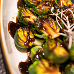 Appetizer: United States – Balsamic Roasted Brussels Sprouts recipe