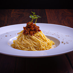 Entrée: Italy – Spaghetti Bolognese (Spaghetti with Bolognese Sauce) recipe