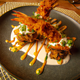 Appetizer: United States – Fried Soft Shell Crab with Remoulade Sauce recipe