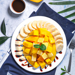 Dessert: United States – Banana Mango Fruit Salad recipe