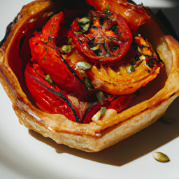 Entrée: Italy – Torta Di Pomodoro (Heirloom Tomato Tart) recipe