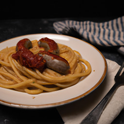 Entrée: Italy – Spaghetti Con Salsiccia E Friarielli (Spaghetti with Sausage and Broccoli Rabe) recipe