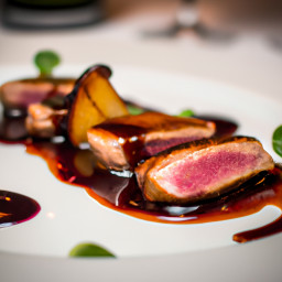 Entrée: France – Canard Au Glace De Balsamique (Duck Breast with Balsamic Glaze) recipe
