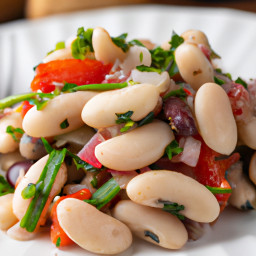 Salad: United States – Mediterranean Bean Salad recipe