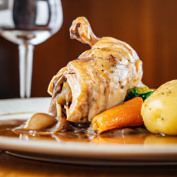 Entrée: France – Coq au Vin (Rooster in Wine) recipe