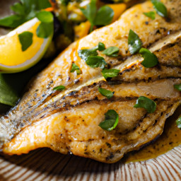 Entrée: United States – Lemon Herb Grilled White Bass recipe