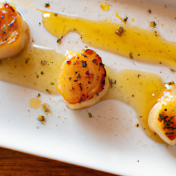 Appetizer: United States – Seared Scallops with Lemon Butter recipe