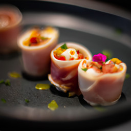 Appetizer: United States – Scallops Wrapped in Prosciutto recipe
