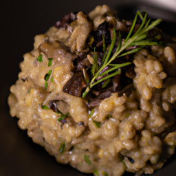 Side Dish: Italy – Risotto Ai Funghi Porcini (Porcini Mushroom Risotto) recipe