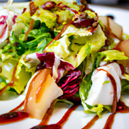Salad: France – Méli-Mélo De Laitue Et Tomate Avec Sauce Aux Herbes (Lettuce and Tomato Medley with Herb Dressing) recipe