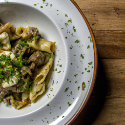 Entrée: Russia – Бефстроганов ▶ Befstroganov (Beef Stroganoff) recipe