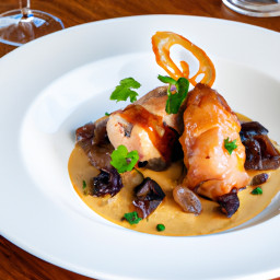 Entrée: France – Coq Au Vin (Rooster in Wine) recipe