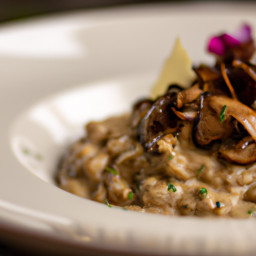 Entrée: Italy – Risotto Allo Funghi (Creamy Mushroom Risotto) recipe