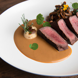 Entrée: United States – Elk Center-Cut Tenderloin with Tarragon Butter Sauce recipe