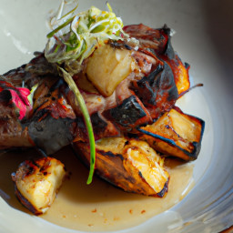 Entrée: United States – Oven-Roasted Pork Rib Chops with Apples and Onions recipe