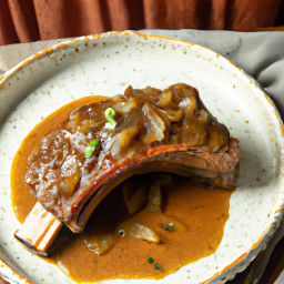 Entrée: United States – Braised with Onion Gravy recipe