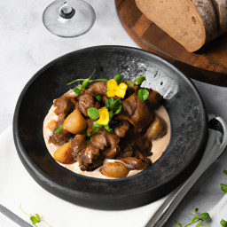 Entrée: United States – Beef and Mushroom Stew recipe