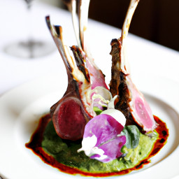 Entrée: United States – Herb-Crusted Rack of Lamb recipe