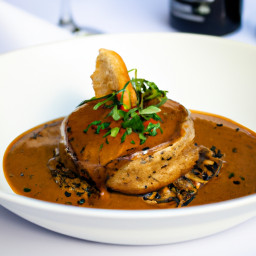 Pan-Seared Steak with Mushroom Mustard Cream Sauce recipe