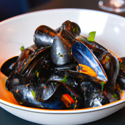 Appetizer: Belgium – Moules À La Bière (Beer-Steamed Mussels) recipe