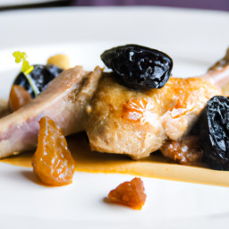Entrée: France – Lapin aux Pruneaux et à l'Armagnac (Rabbit with Prunes and Armagnac) recipe