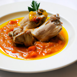 Entrée: Italy – Coniglio Alla Cacciatora (Hunter-Style Rabbit) recipe