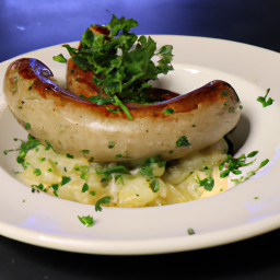 Entrée: Germany – Biergeschmorte Bratwurst mit Zwiebeln (Beer-Braised Sausage with Onions) recipe
