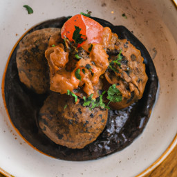 Entrée: Sweden – Köttbullar (Swedish-Style Vegan Meatballs with Brown Gravy) recipe