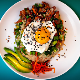 Entrée: South Korea – 비빔밥 ▶ Bibimbap (Bibimbap (Mixed Rice with Vegetables)) recipe