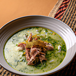 Entrée: Mexico – Sopa Verde (Green Soup) recipe