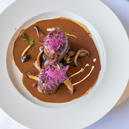 Entrée: United States – Venison Steak Diane recipe