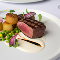 Entrée: France – Médaillons de Chevreuil au Poivre (Venison Medallions with Pepper) recipe