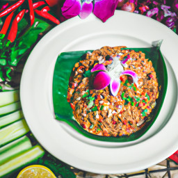 Entrée: Laos – ລາບ ▶ Laab (Minced Meat Salad) recipe
