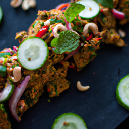 Salad: Laos – ລາບໄກ່ ▶ Laap Gai (Chicken Larb) recipe