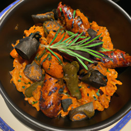 Entrée: United States – Cajun Alligator Sausage Jambalaya recipe