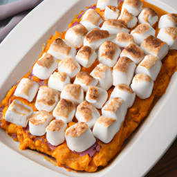Side Dish: United States – Sweet Potato Casserole with Marshmallows recipe