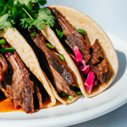 Tacos de Brisket Ahumado (Smoked Brisket Tacos) recipe