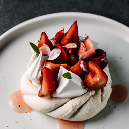 Dessert: Australia – Pavlova with Strawberries recipe