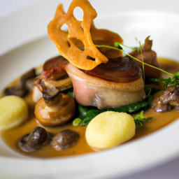 Entrée: France – Coq au vin (Roost braised in red wine) recipe